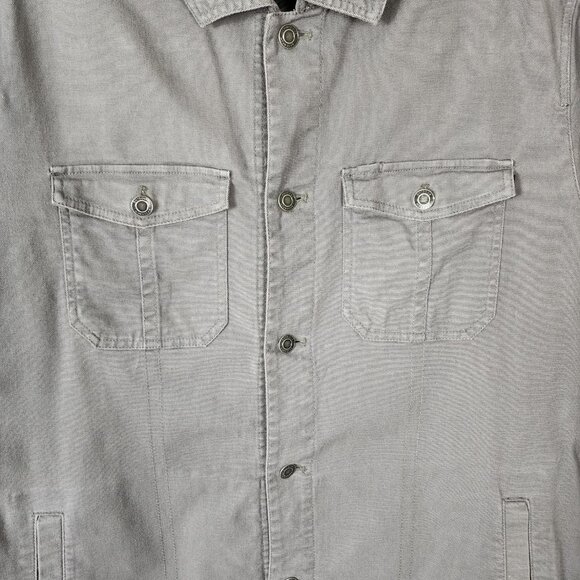 Outdoor Research Gray Canvas Button Up Deadpoint Shirt Jacket - Picture 2 of 7